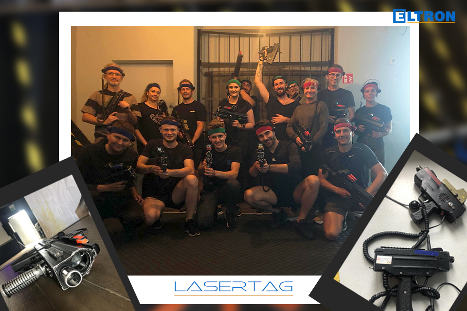 Ekipa Eltronu na Laser Tag w Zona71