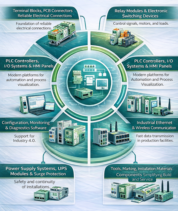 Diagram of products available at ELTRON