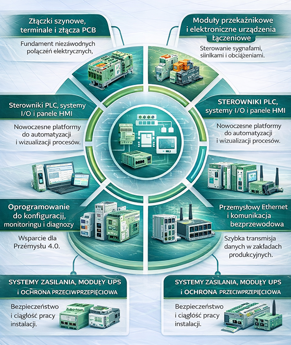 Diagram dostępnych produktów w ELTRON