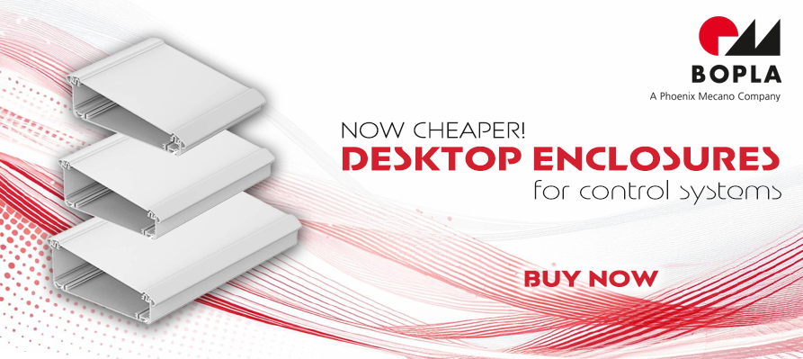 Desktop enclosures for control systems