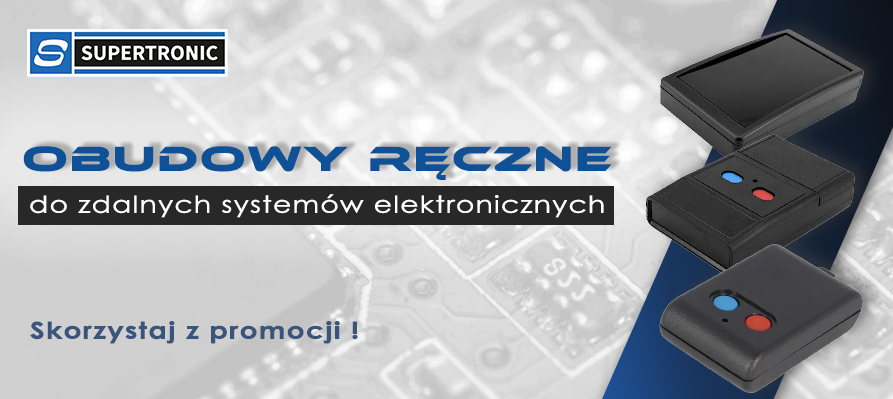 Obudowy ręczne do zdalnych systemów elektronicznych