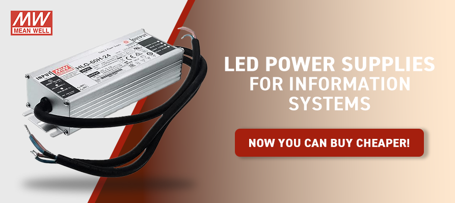 LED power supplies for information systems