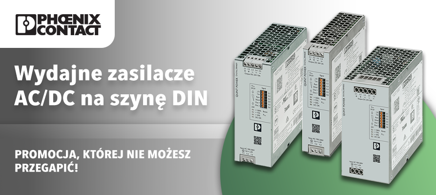 Wydajne zasilacze AC/DC na szynę DIN