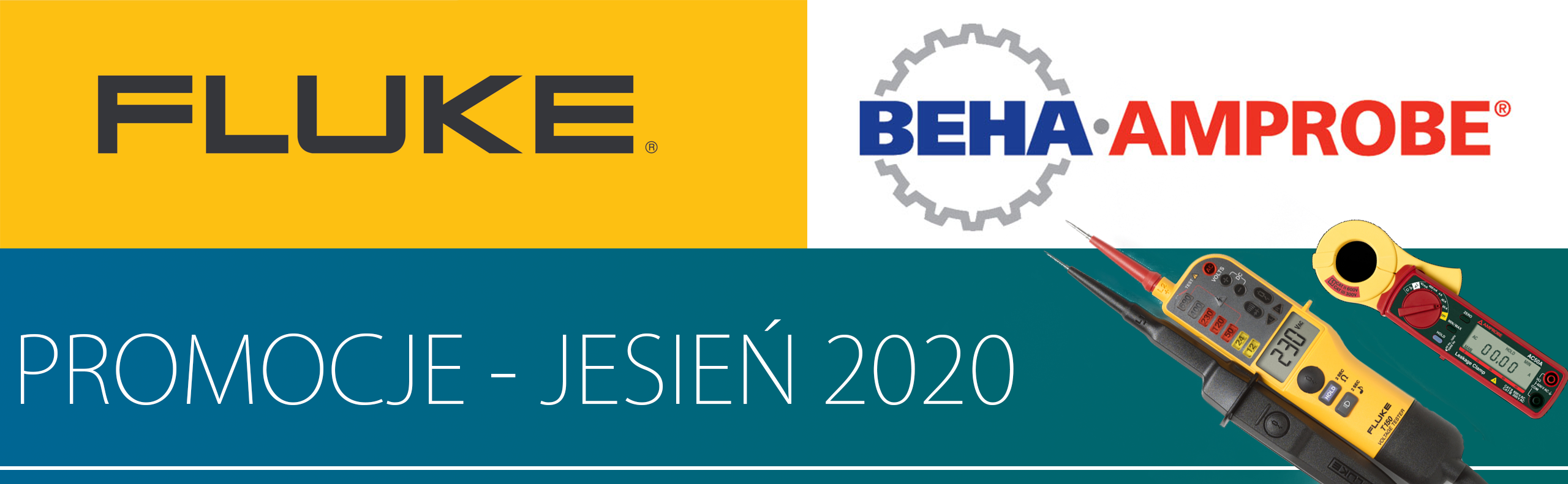 Aktualne promocje na sprzęt pomiarowy Fluke i Beha-Amprobe "Jesień 2020"