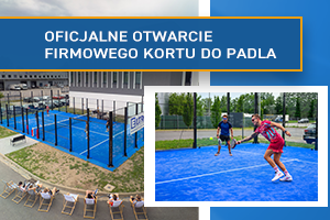 Sportowa energia w ELTRON – otwarcie firmowego kortu do padla!