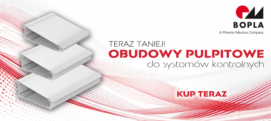Obudowy pulpitowe do systemów kontrolnych