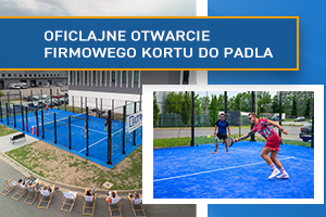  Sportowa energia w ELTRON – otwarcie firmowego kortu do padla!