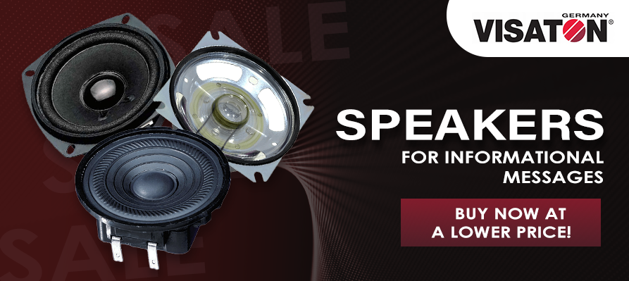 Speakers for information announcements