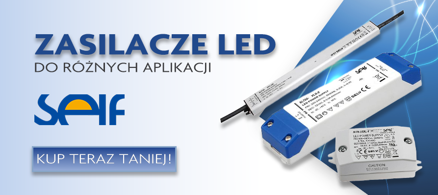 Zasilacze LED do różnych aplikacji