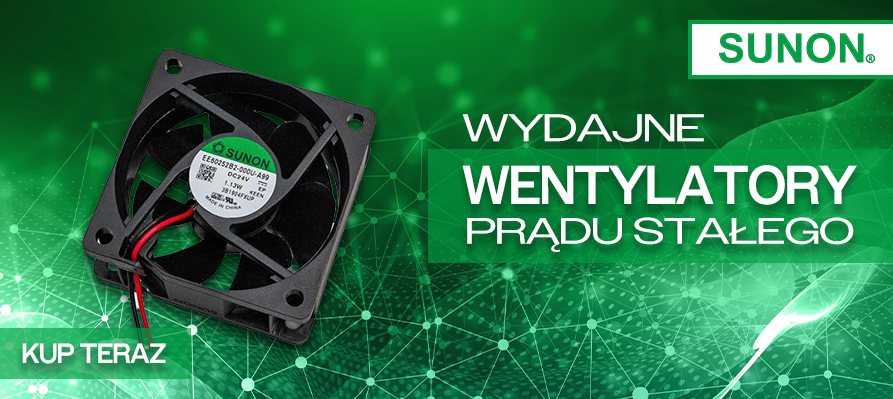 Wydajne wentylatory prądu stałego