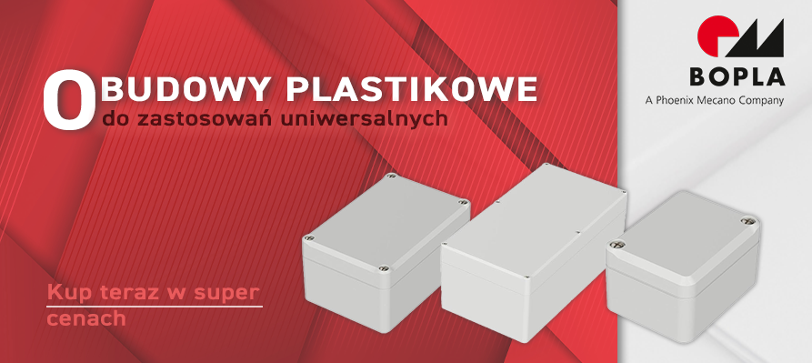 Obudowy plastikowe do zastosowań uniwersalnych