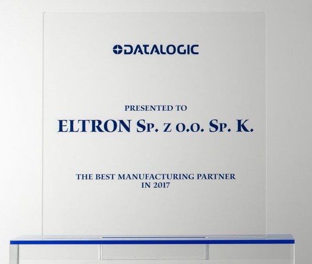 Eltron najlepszym partnerem Datalogic w branży Manufacturing 2017